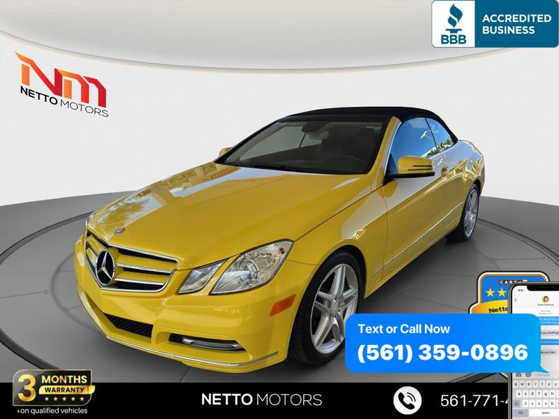 2013 Mercedes-Benz E-Class E 350 Cabriolet