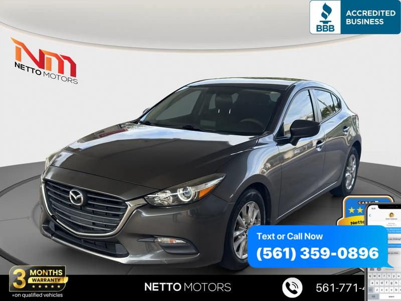 Machine Gray Metallic 2017 Mazda MAZDA3 Sport Hatchback Hatchback Front-Wheel Drive 6-Speed Automatic