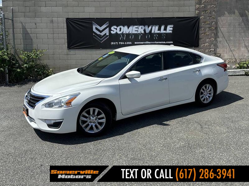 Pearl White 2014 Nissan Altima Sedan Front-Wheel Drive Continuously Variable Transmission