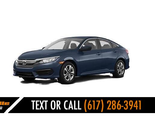 Cosmic Blue Metallic 2018 Honda Civic Sedan Front-Wheel Drive Continuously Variable Transmission