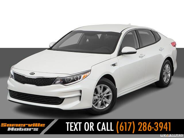 Snow White Pearl 2018 Kia Optima LX Sedan Front-Wheel Drive 6-Speed Automatic