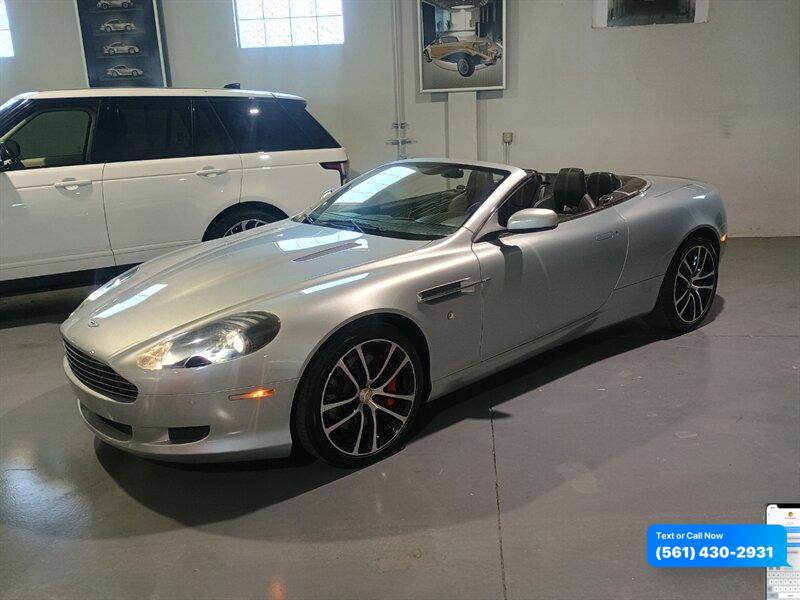 AM Titanium Silver 2009 Aston Martin DB9 Volante Convertible RWD Convertible Rear-Wheel Drive 6-Speed Automatic